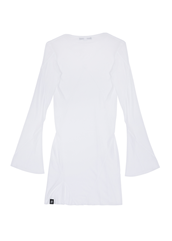 BLUES LONGSLEEVE DRESS WHITE