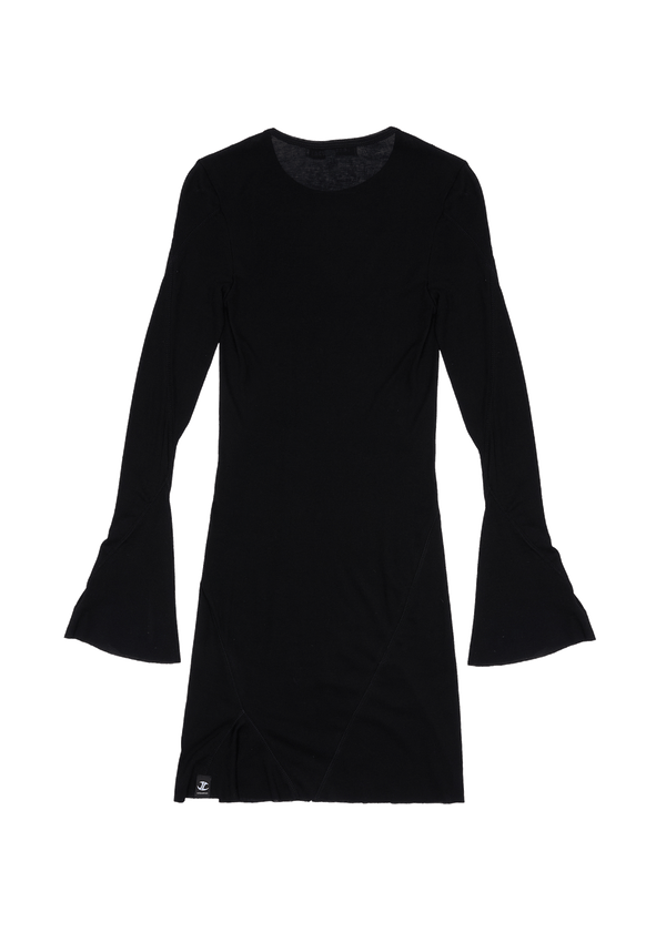 BLUES LONGSLEEVE DRESS BLACK