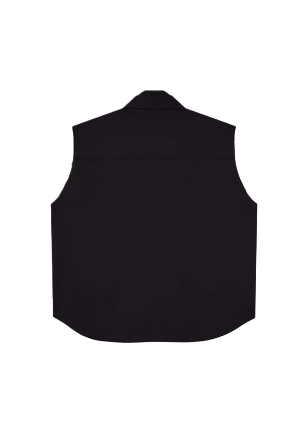 SLEEVELESS CLOVER SHIRT BLACK