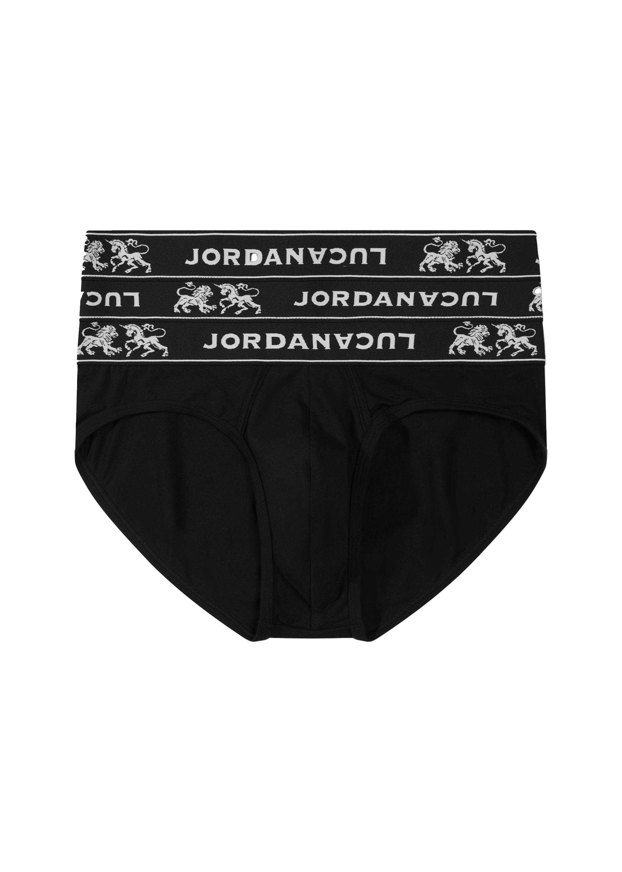 JLT-3 TRIPLE WAISTBAND BRIEF BLACK