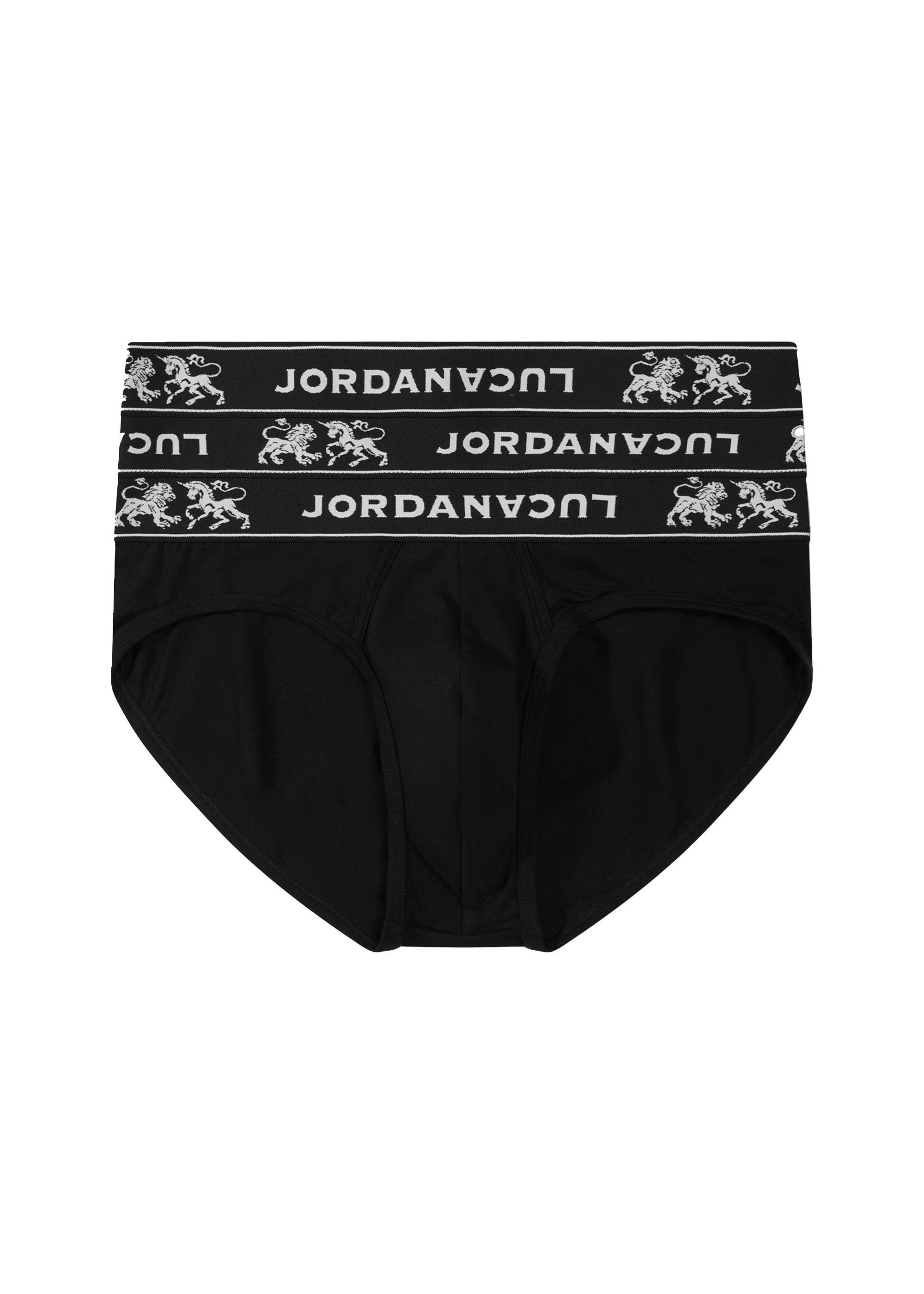 JLT-3 TRIPLE WAISTBAND BRIEF BLACK