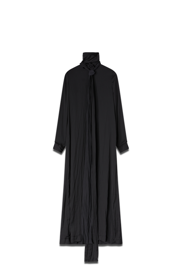 BOW DRESS BLACK