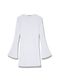 BLUES LONGSLEEVE DRESS WHITE